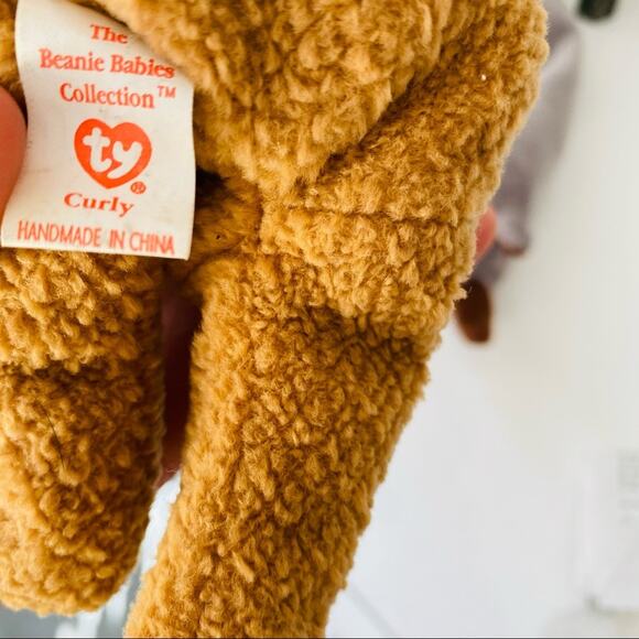 Vintage TY Original 1990s y2k Beanie Babies Bundle Lot Owl Bear Cat Worm Dolphin - Picture 3 of 9